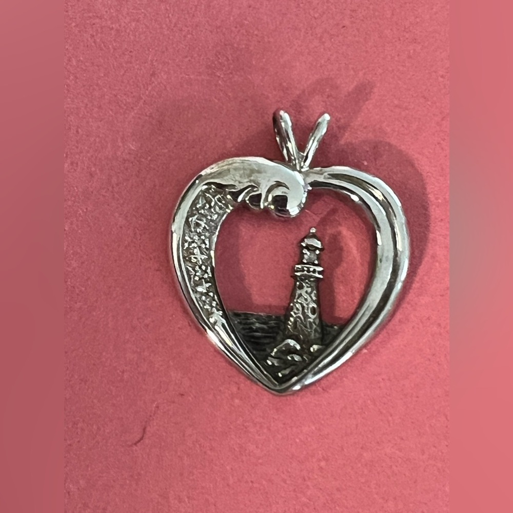 COPY - Thomas Kinkade Lighthouse pendant necklace
